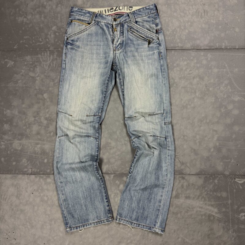 Vintage distressed denim Timezone spodnie jeansowe retro y2k (M/L)