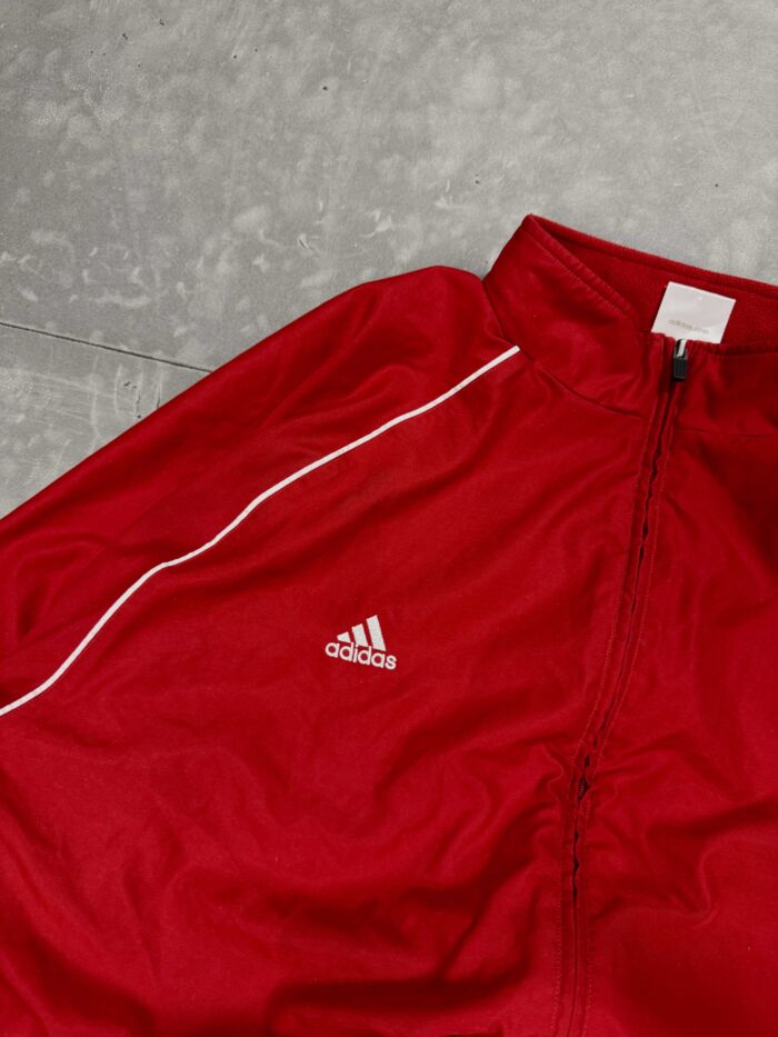 Adidas oversize windbreaker kurtka bluza zapinana streetwear (XL/XXL) - obrazek 3
