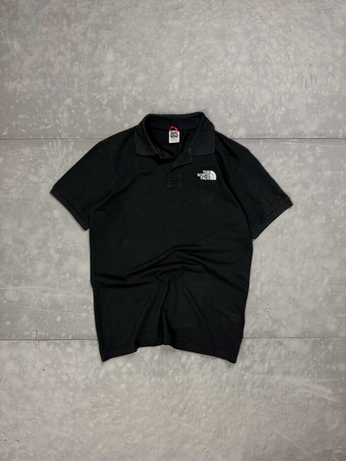 The North Face czarna koszulka polo streetwear (S/M)