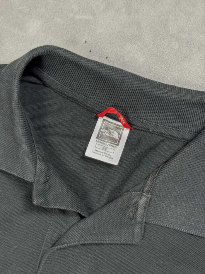 The North Face czarna koszulka polo streetwear (S/M) - obrazek 3