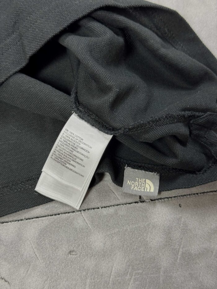 The North Face czarna koszulka polo streetwear (S/M) - obrazek 4
