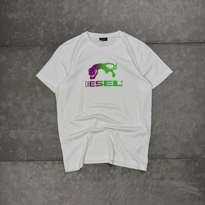 Diesel big print T-shirt koszulka streetwear (M/L)