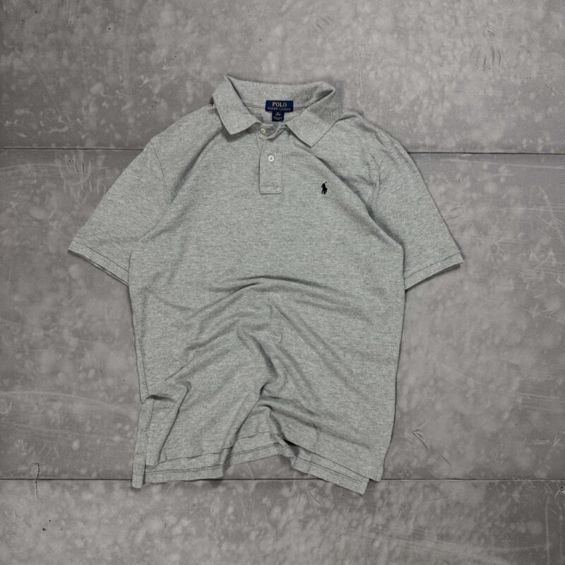 Ralph Lauren polo T-shirt koszulka polówka szara (M/L)