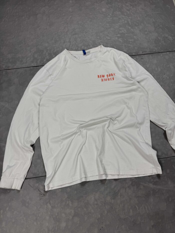 H&M longsleeve T-shirt "New York Hights" streetwear oversize (L/XL) - obrazek 3