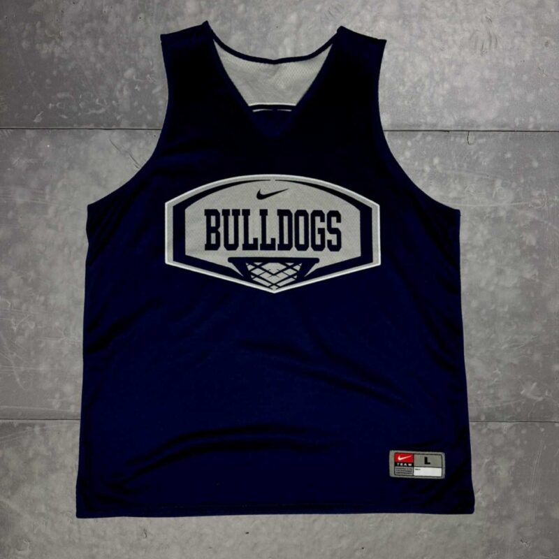 Nike Bulldogs basketball T-shirt dwustronna koszulka do koszykówki streetwear (L/XL)