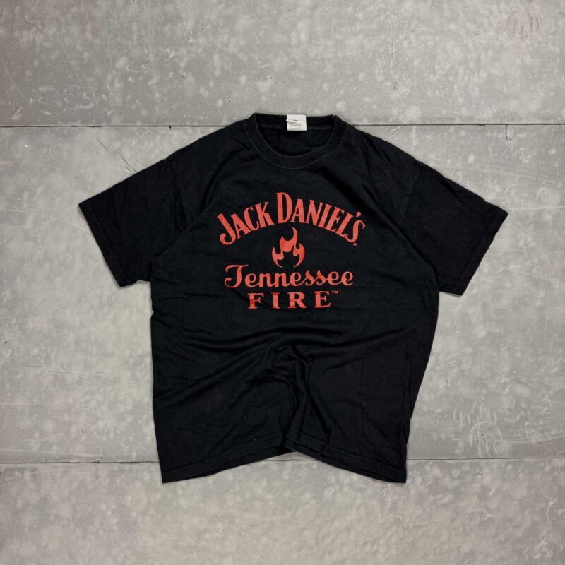 Jack Daniels big print T-shirt koszulka 90s (L)