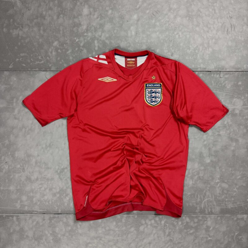 Koszulka Piłkarska reprezentacji Anglii 2006 Umbro wyjazdówka (M)