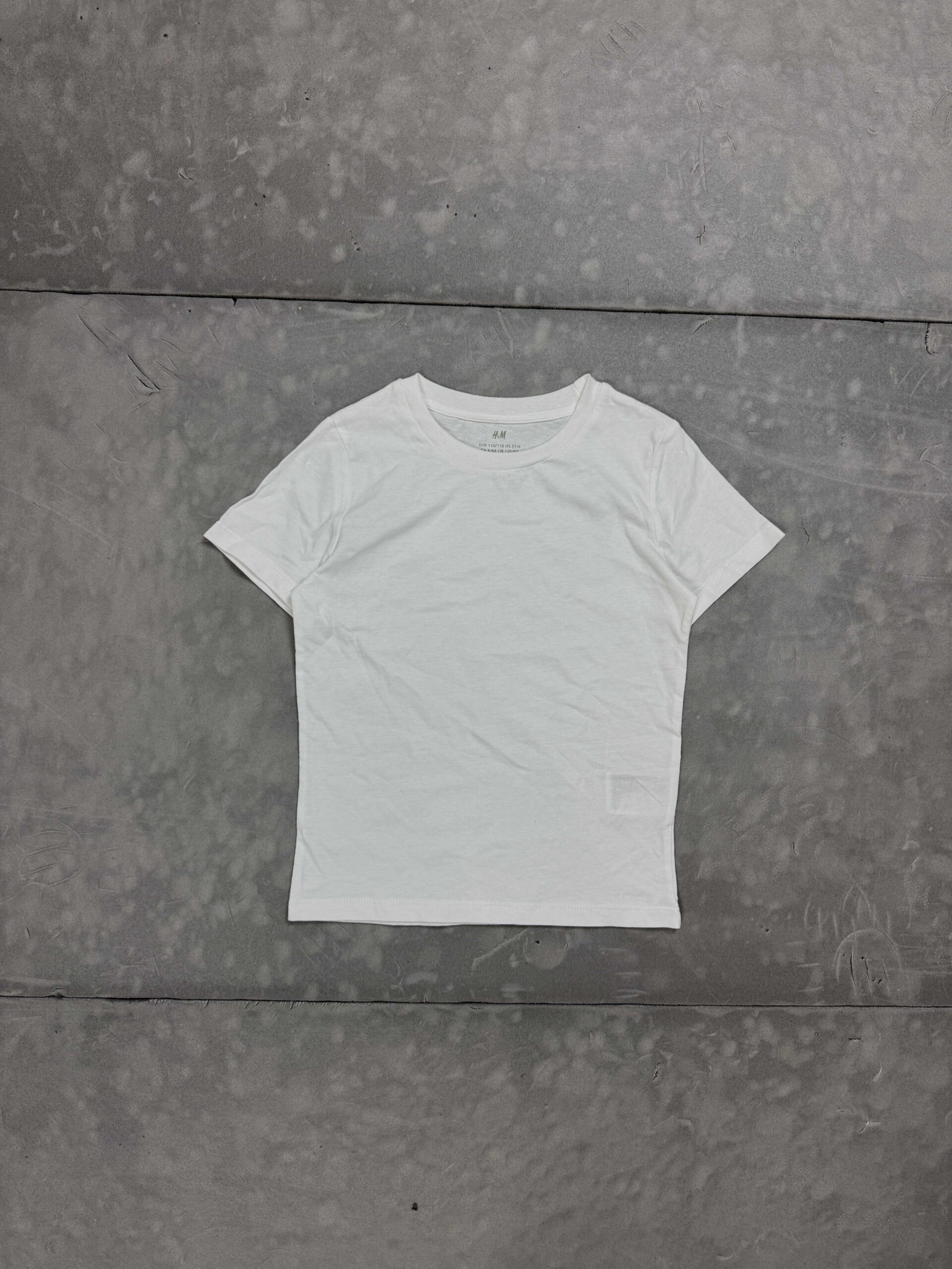 Biała basic damska koszulka H&M T-shirt (XS/S)