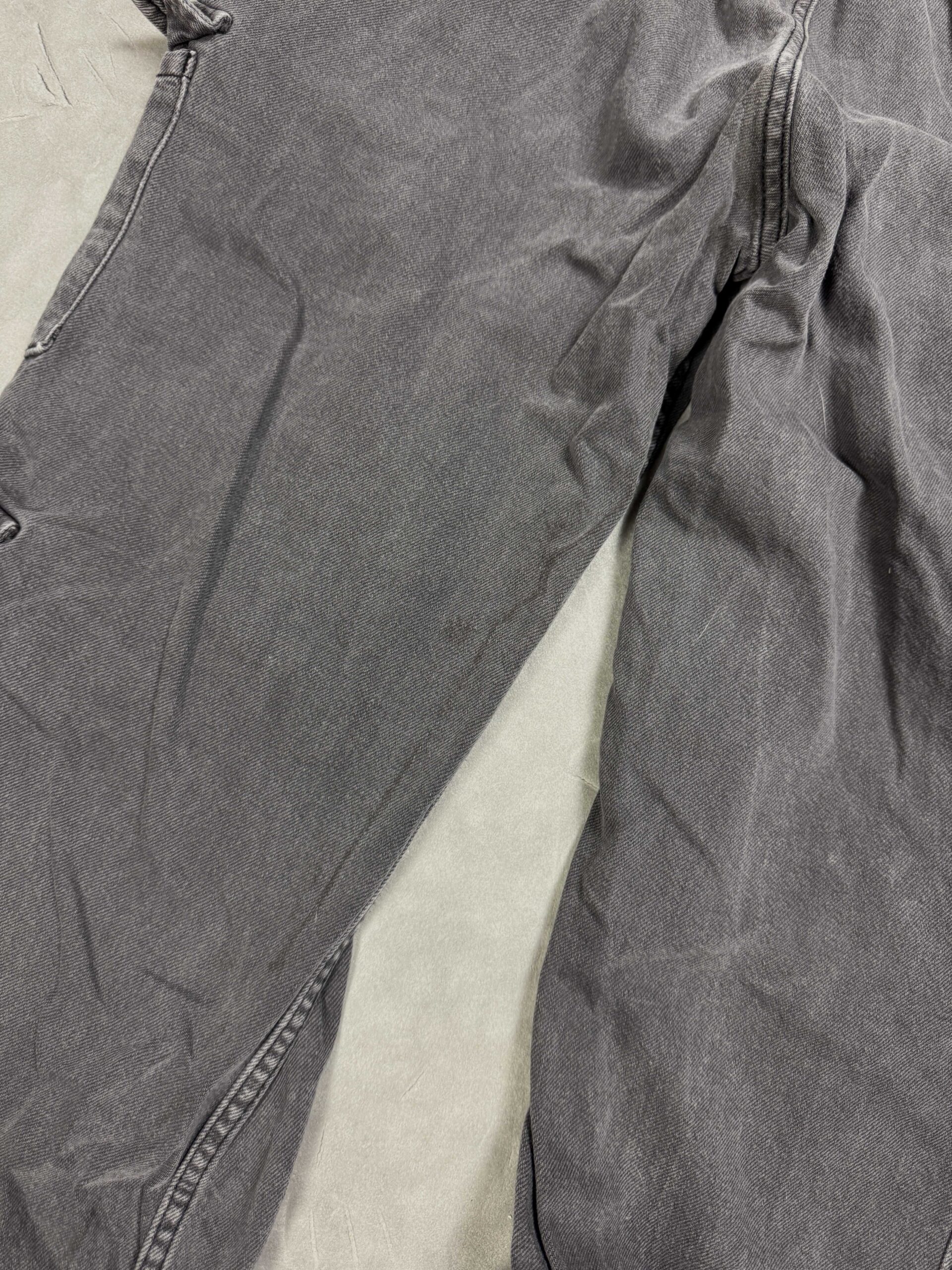 Bershka oversize distressed cargo spodnie jeansowe retro y2k (S) - obrazek 5