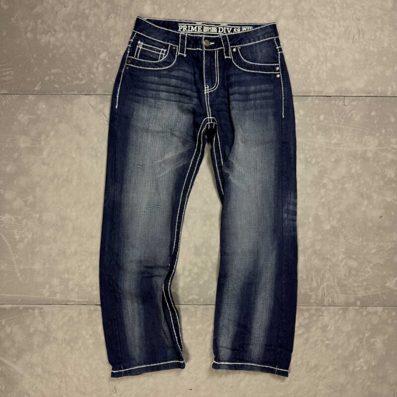 Spodnie jeansowe retro denim true religion vibe y2k (M)