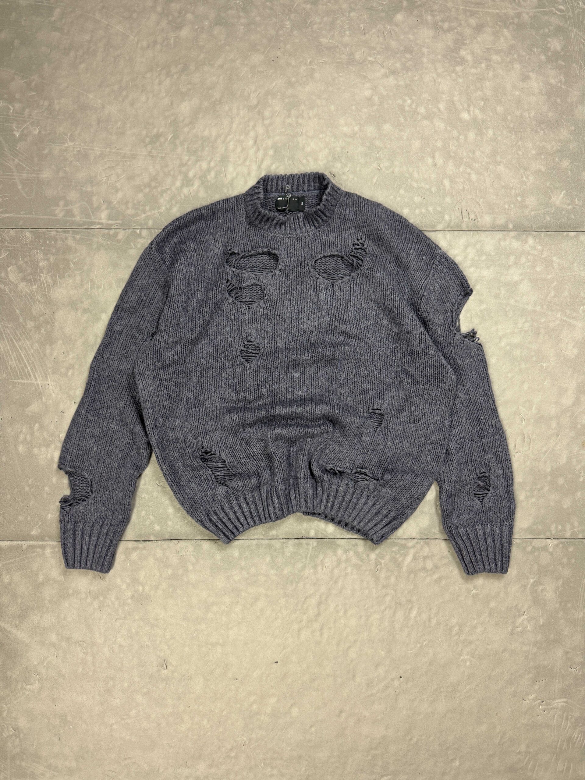 Asos distressed boxy sweter oversize (XXS)