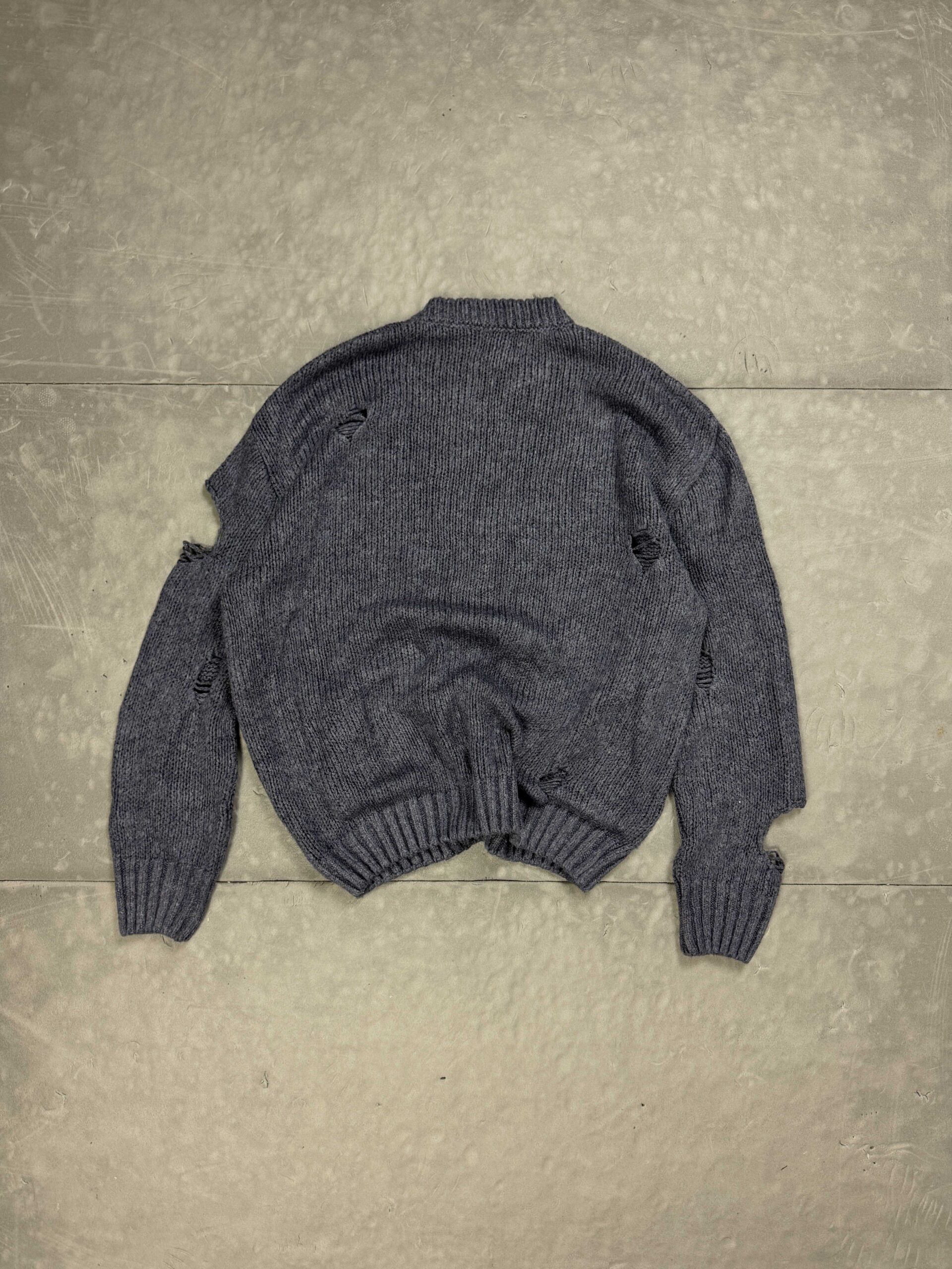 Asos distressed boxy sweter oversize (XXS) - obrazek 2