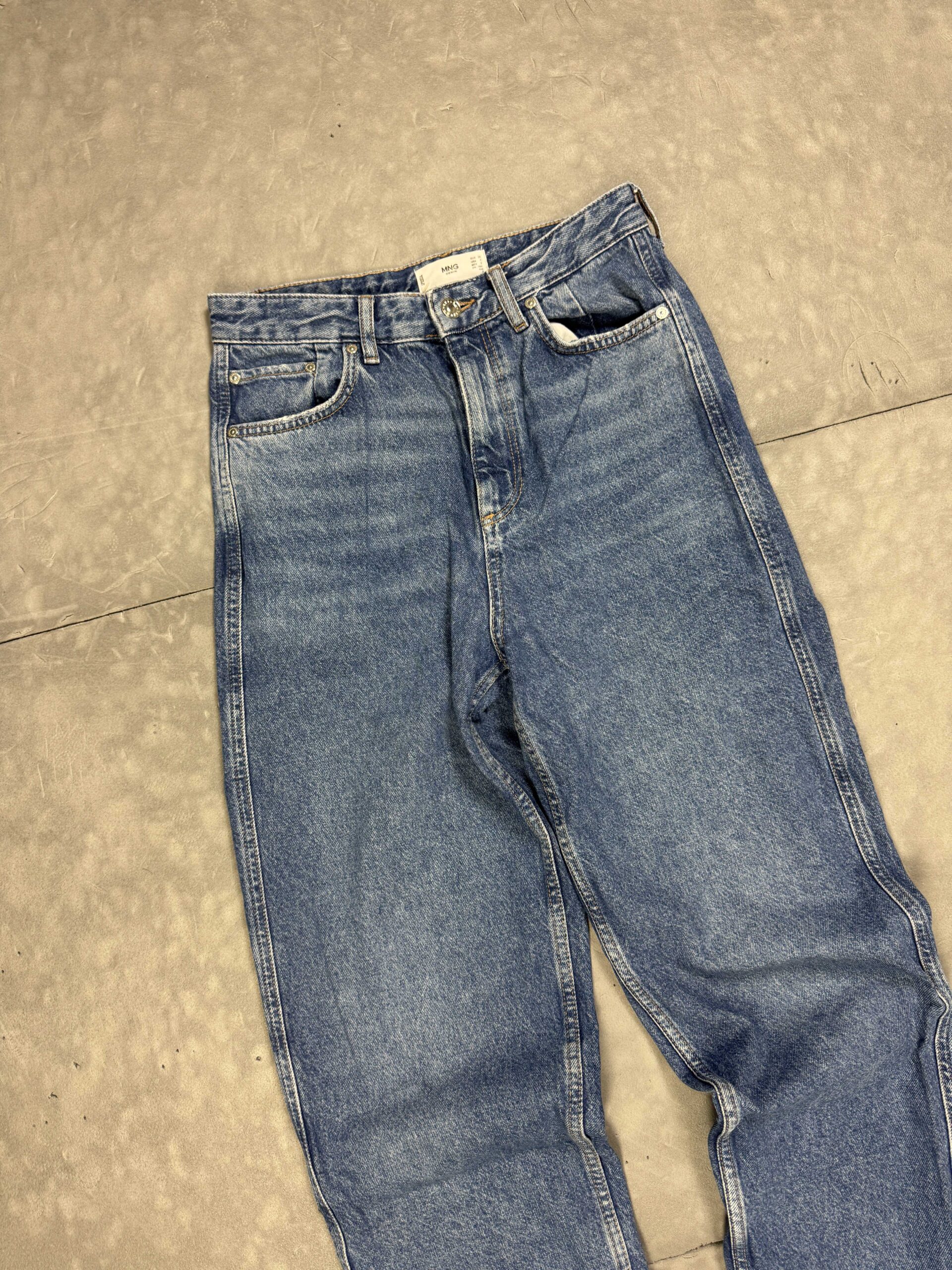 MNG spodnie jeansowe denim damskie retro (S) - obrazek 3