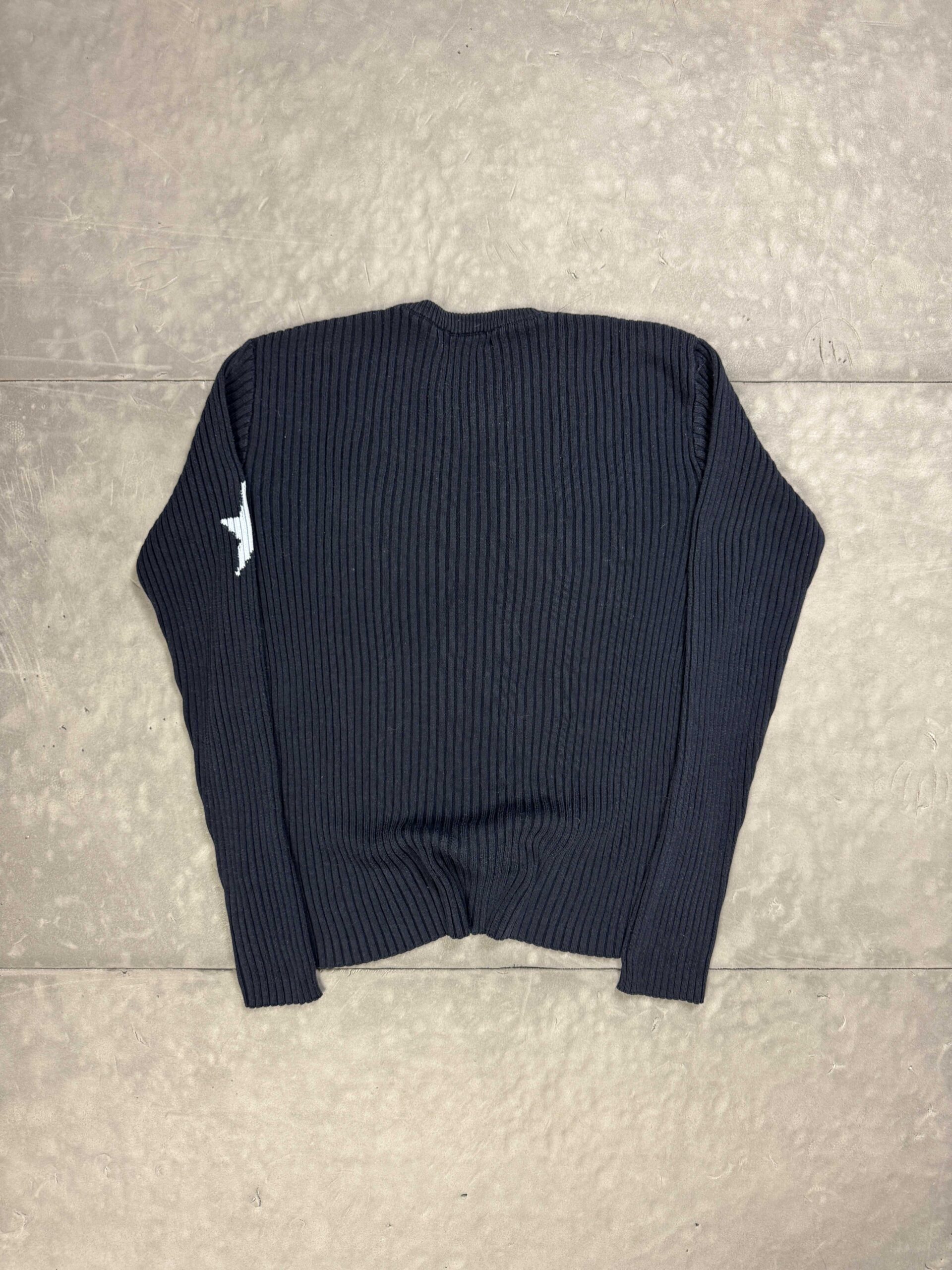 Vintage y2k sweter z dużym printem retro (M) - obrazek 2