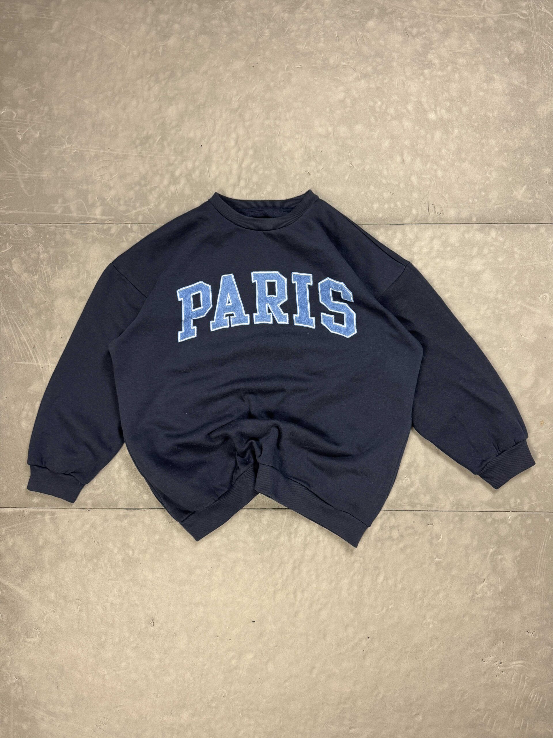 Bluza z dużym nadrukiem "Paris" oversize boxy damska (XXL)