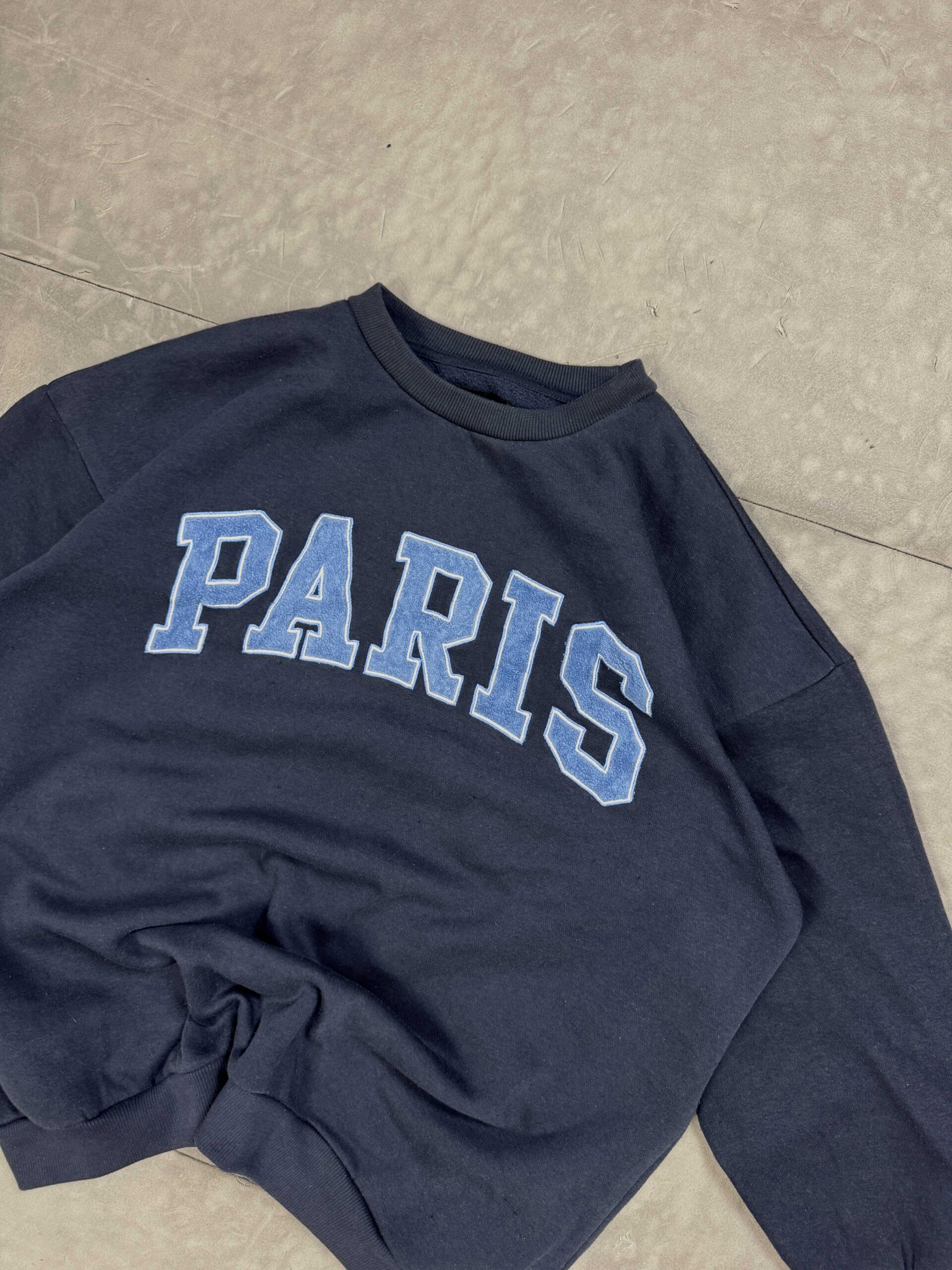 Bluza z dużym nadrukiem "Paris" oversize boxy damska (XXL) - obrazek 3