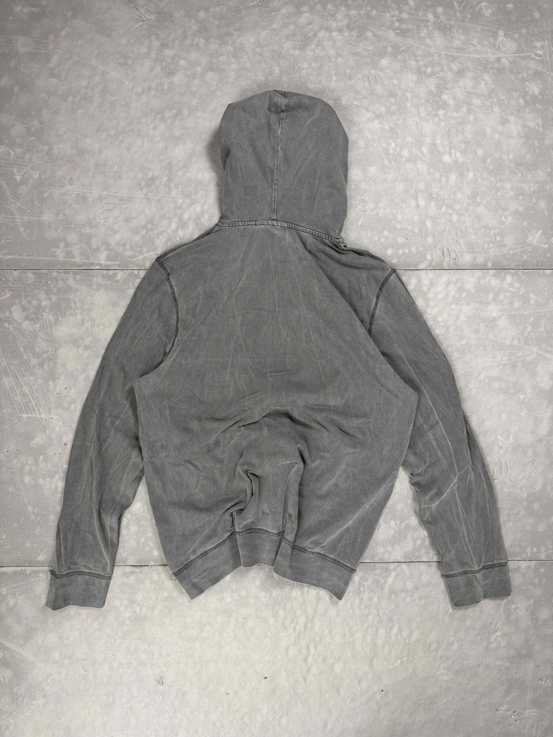 Vintage washed zip hoodie bluza z kapturem oversize (XL) - obrazek 2