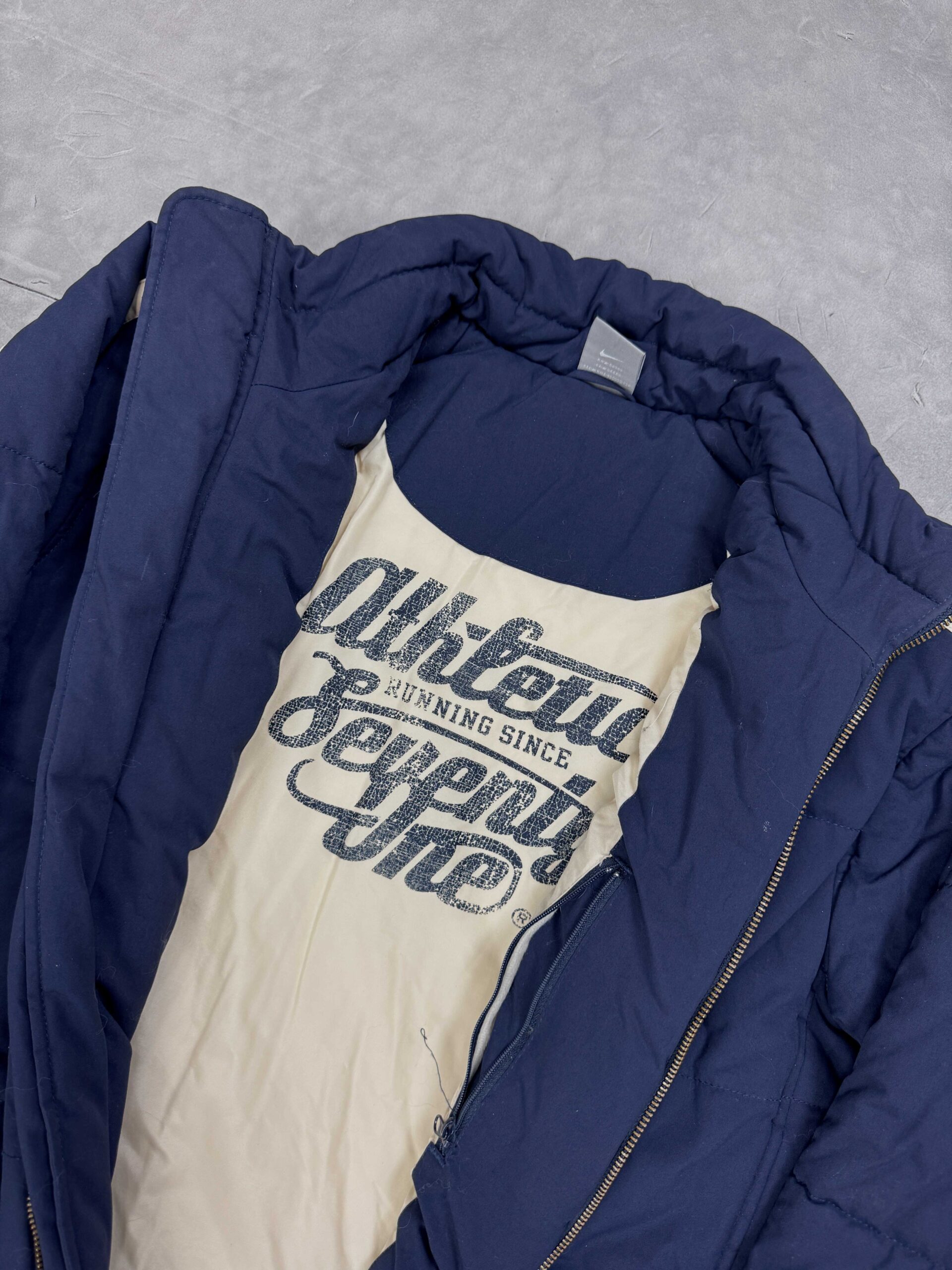 Vintage Nike Athletic puffer jacket kurtka puchowa (M) - obrazek 6