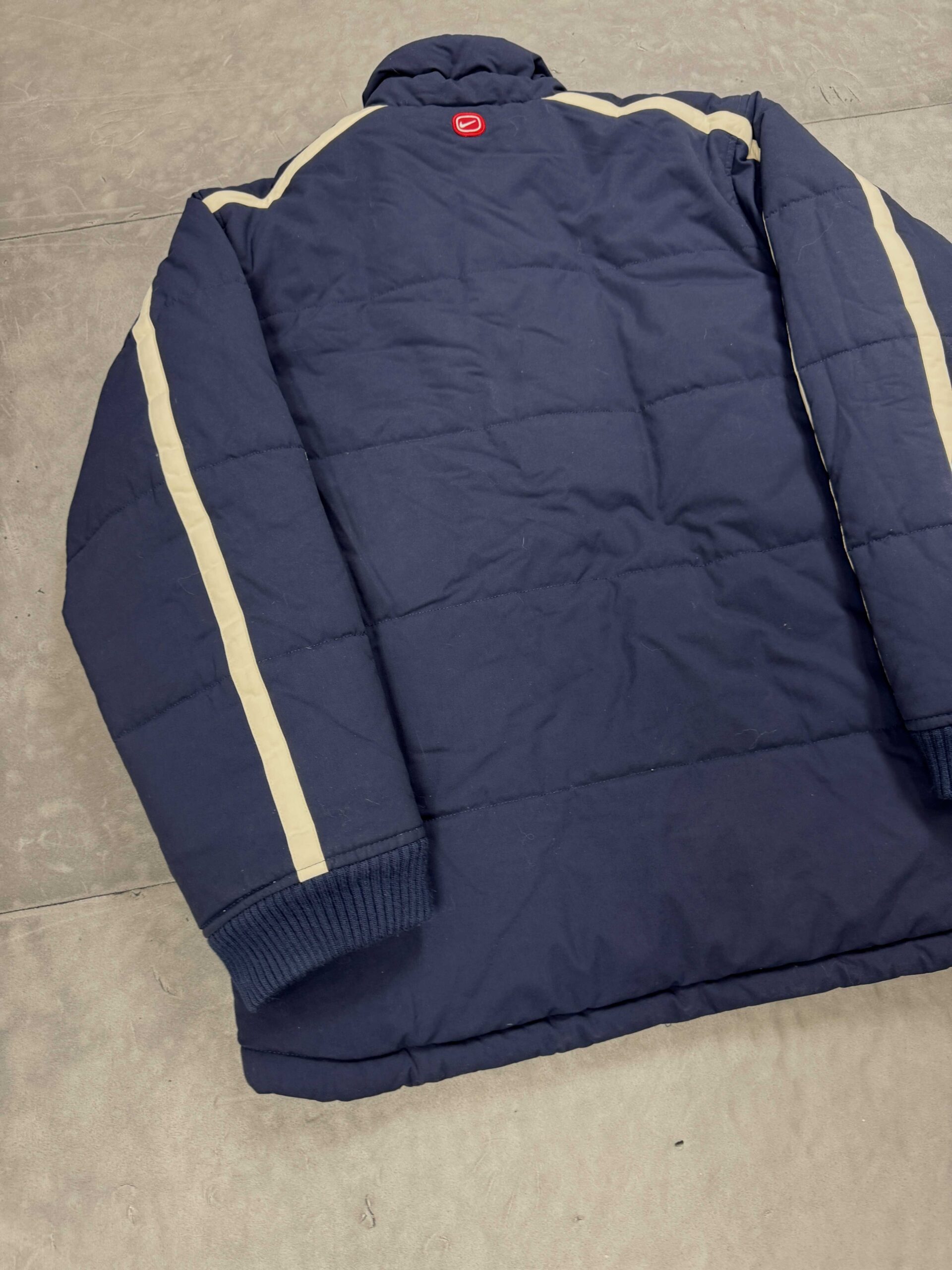 Vintage Nike Athletic puffer jacket kurtka puchowa (M) - obrazek 5