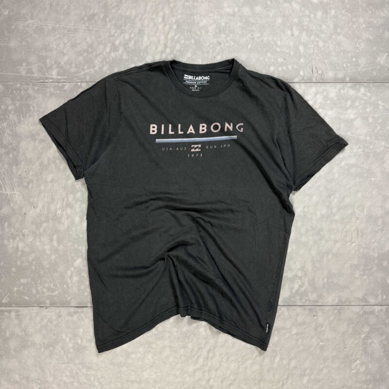 Billabong wasked T-shirt koszulka z dużym nadrukiem (L/XL)