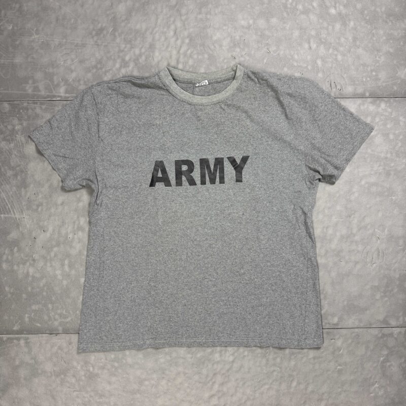 Vintage boxy "ARMY" T-shirt koszulka (L)