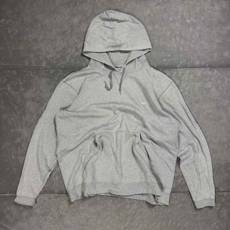 Nike hoodie szara bluza z kapturem boxy (M/L)