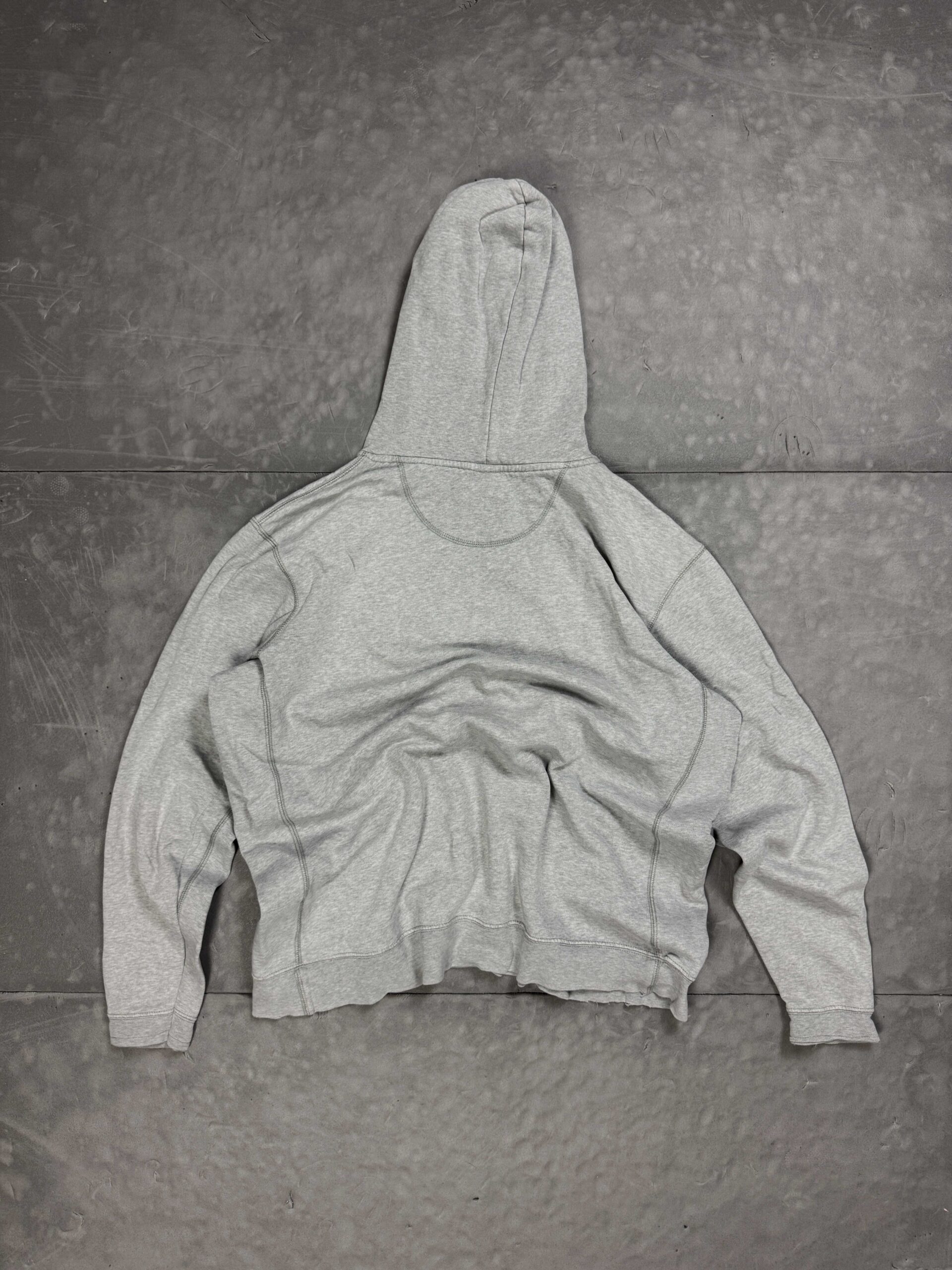 Nike hoodie szara bluza z kapturem boxy (M/L) - obrazek 2
