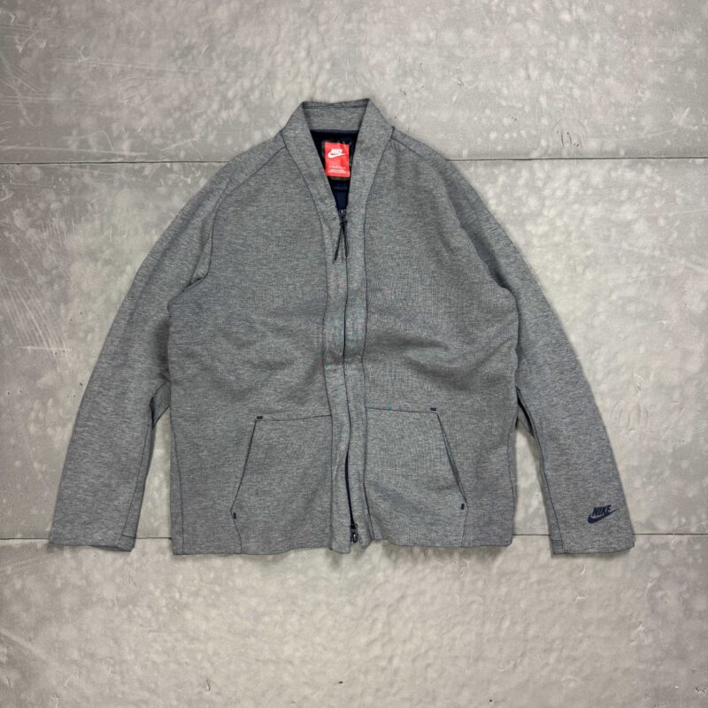 Nike Tech Fleece zip szara bluza na zamek streetwear (M/L)