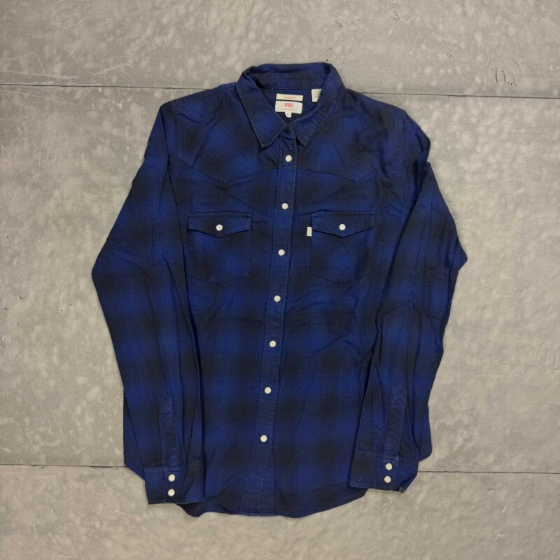 Levi’s niebieska koszula w kratkę (S)