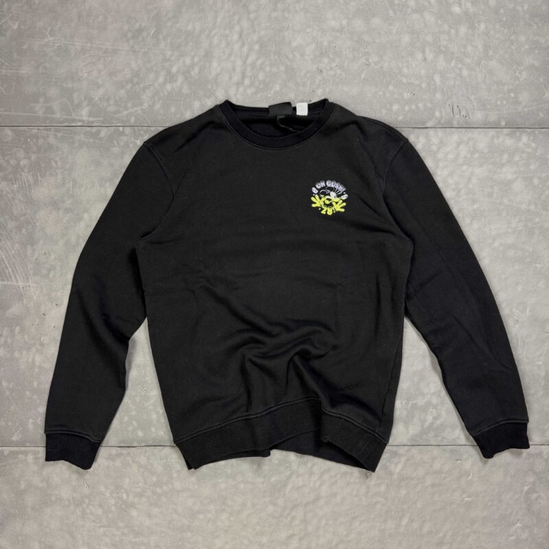 H&M crewneck bluza z dużym nadrukiem Mickey Mouse (S/M)